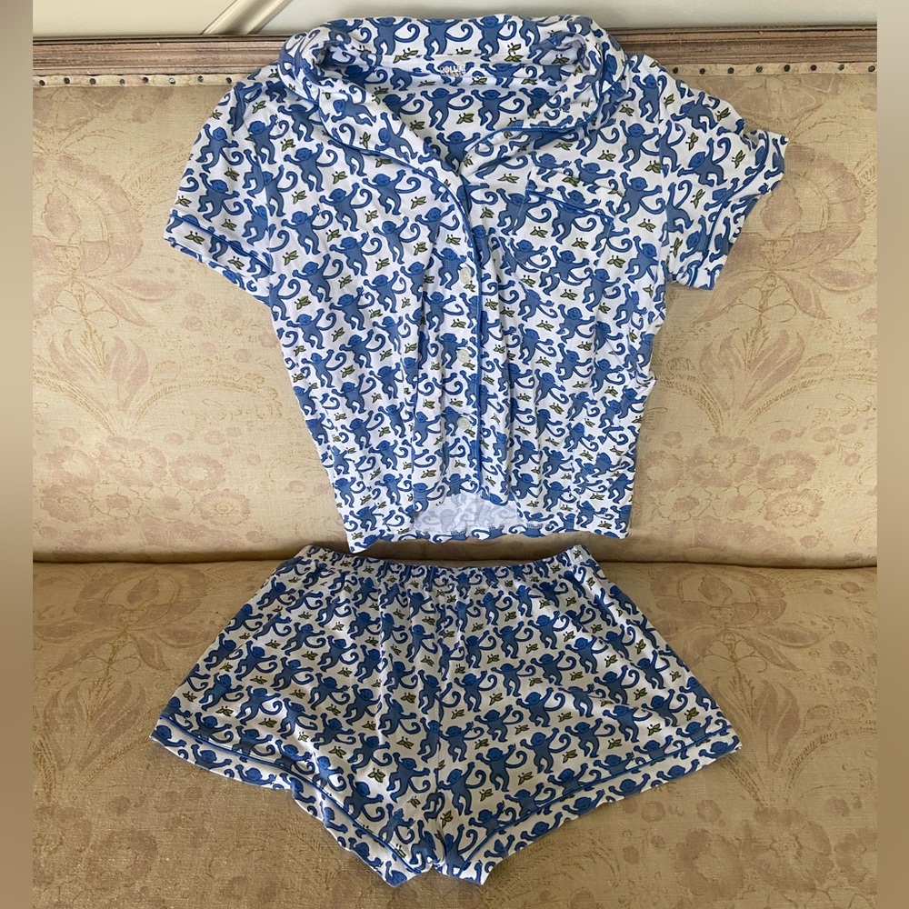 Roller Rabbit Monkey Pajamas